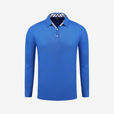 長(zhǎng)袖翻領(lǐng)T恤衫定做