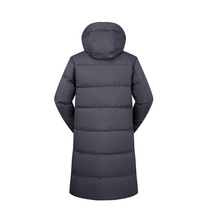 灰色長款羽絨服背面款式 灰色長款羽絨服背面款式